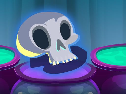 Halloween Skull Shooter - browser game screenshot