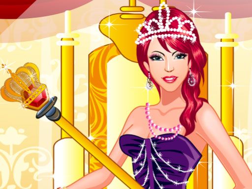 Queen Elisa Dress up - browser game screenshot