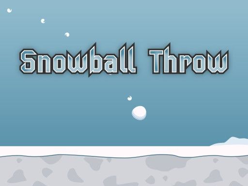 Snowball Throw - browser game screenshot