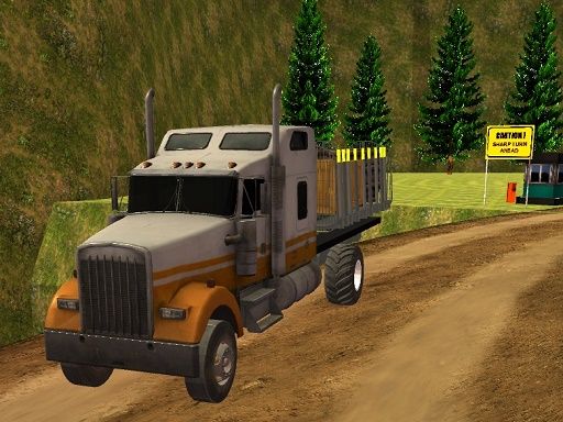 Offroad Driving Truck Transport - browser game screenshot