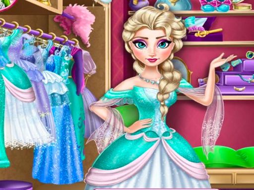 Disney Frozen Princess Elsa Dress Up Games - browser game screenshot