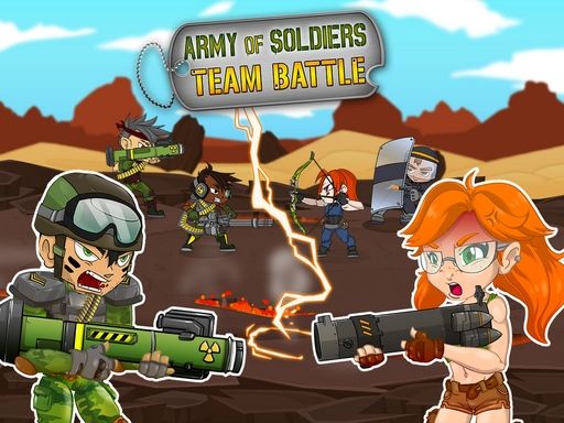 Army of soldiers : Team Battle - browser game screenshot