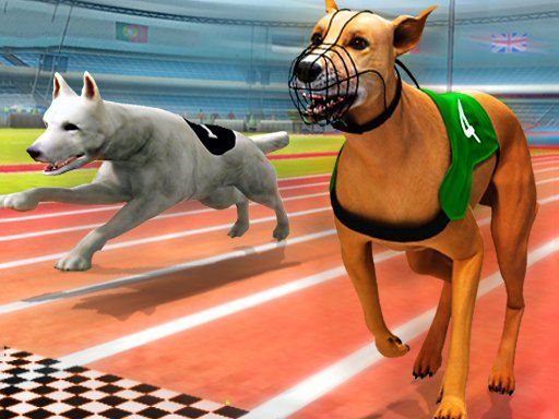 Dogs3D Races - browser game screenshot