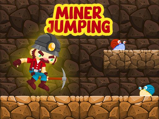 Miner Jumping - browser game screenshot