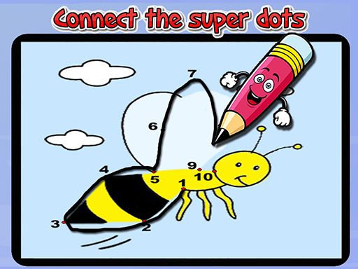 Connecting the dots - browser game screenshot