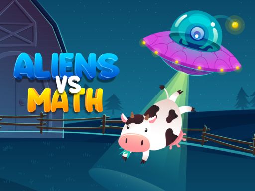 Aliens Vs Math - browser game screenshot