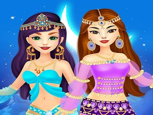 Arabian Princess Dress Up Game - browser game screenshot