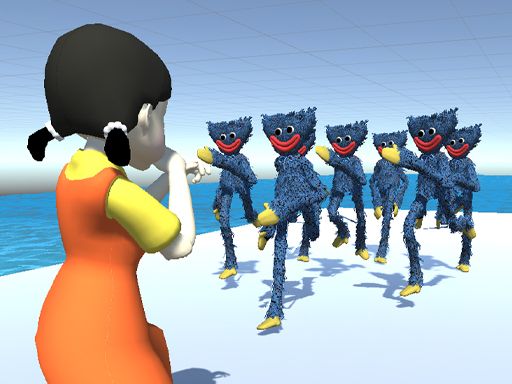 Doll Fight Huggy - browser game screenshot