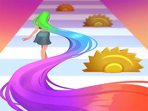 Hair Challenge 3D game - browser game screenshot