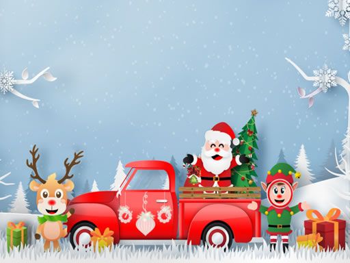 Christmas Trucks Differences - browser game screenshot