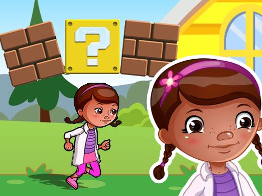 Dottie Doc Super Adventure Run : corona virus Shoo - browser game screenshot