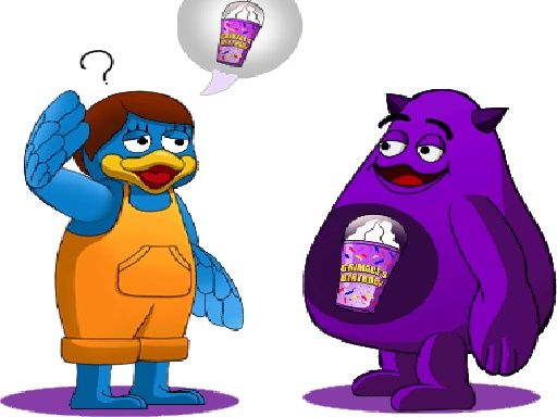 Grimace Monster Dop Story - browser game screenshot