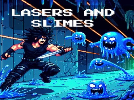 Lasers and Slime - browser game screenshot