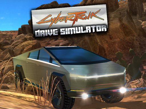 Cyber Truck Drive Simulator - browser game screenshot
