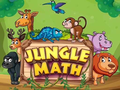 Jungle Math Online Game - browser game screenshot
