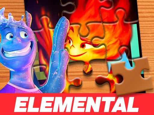 Elemental Jigsaw Puzzle - browser game screenshot
