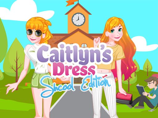 Caitlyn Dress Up : School Edition - browser game screenshot
