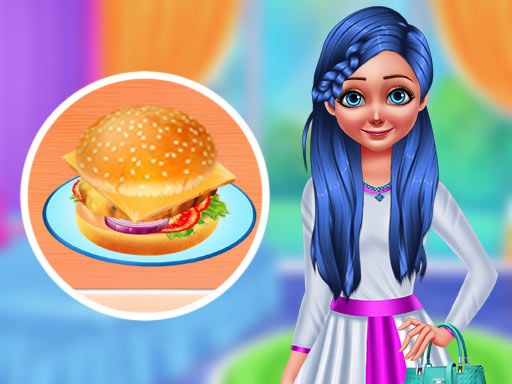 MAKING HOMEMADE VEG BURGER - browser game screenshot