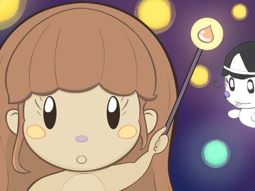 Kuri in Lull the Ghosts - browser game screenshot
