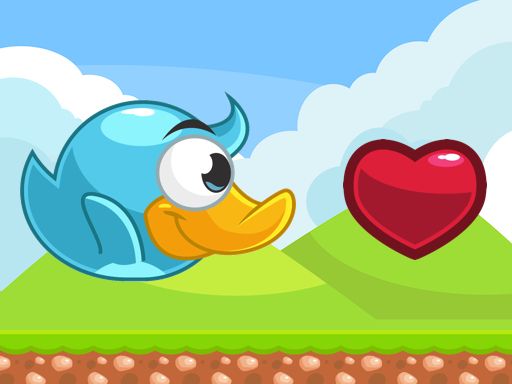 Baby Bird flies in the Sky - browser game screenshot