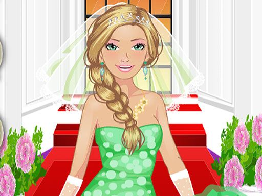 Barbie Wedding Dress - browser game screenshot