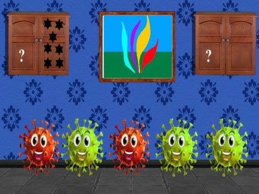 Covid House Escape - browser game screenshot