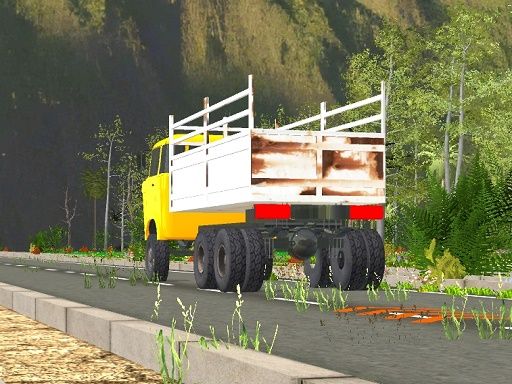 Impossible Cargo Truck Driver 2025 - browser game screenshot