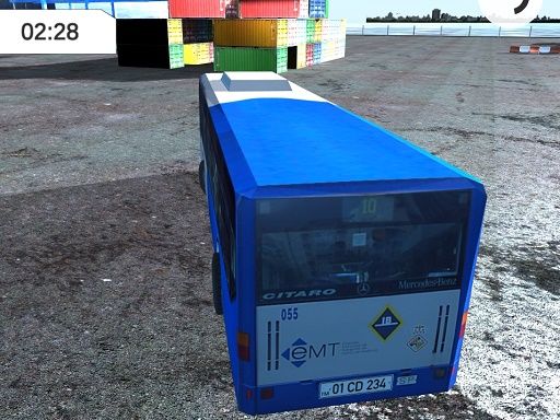 Bus Parking Unblocked - browser game screenshot