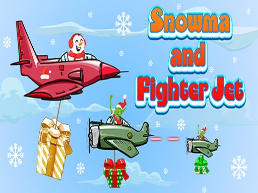 Snowma and Fighter Jet - browser game screenshot
