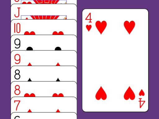 Easy Solitaire - browser game screenshot