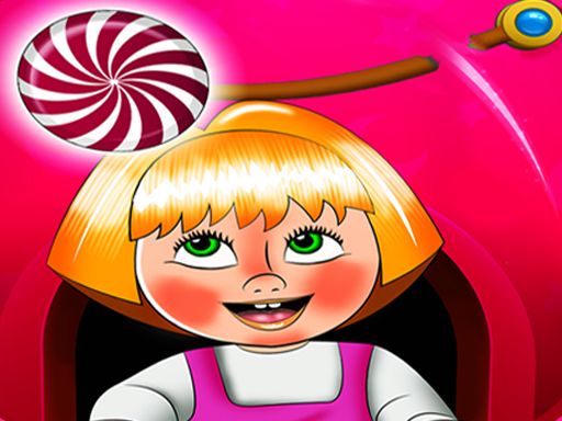 Cut Rope Masha - browser game screenshot