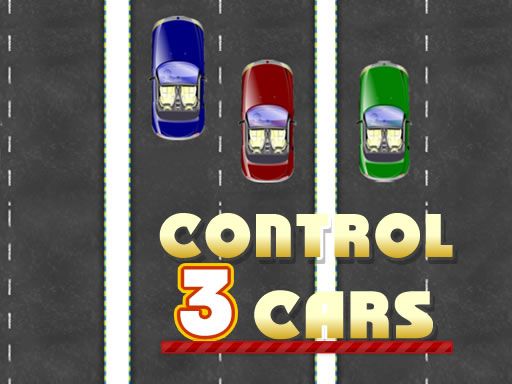 Control 3 Cars - browser game screenshot