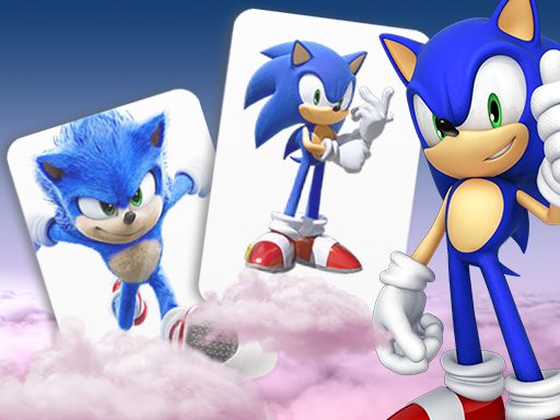 Sonic Card Match - browser game screenshot