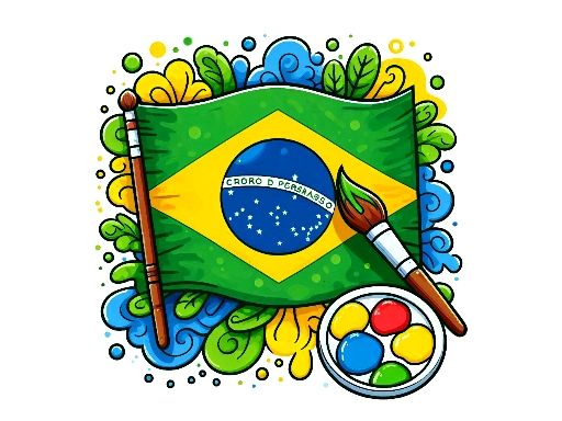 Brazil Coloring Adventure - browser game screenshot