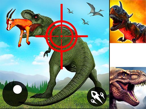 Dino Hunter 3D - browser game screenshot