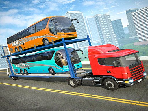 City Bus Transport Truck Free Transport Games - browser game screenshot