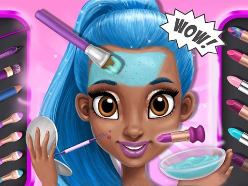 Super Girl Salon - browser game screenshot