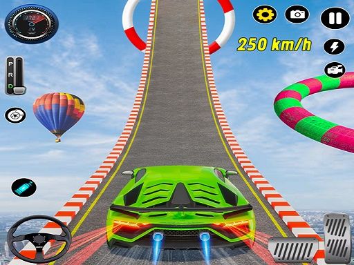 Car Stunt Ramp Challenge - browser game screenshot