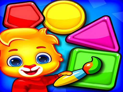 Colors & Shapes - Kids Learn Color and Shape - browser game screenshot