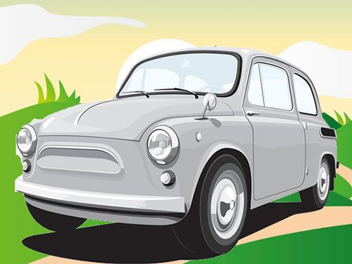 Vintage German Cars Jigsaw - browser game screenshot