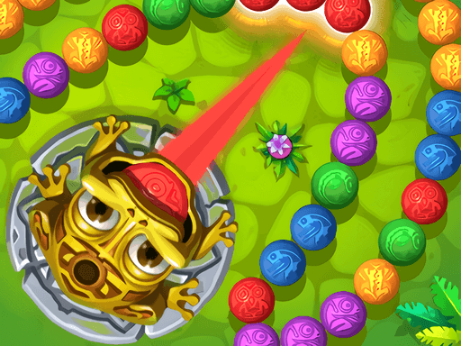 Jungle Marble Pop Blast - browser game screenshot
