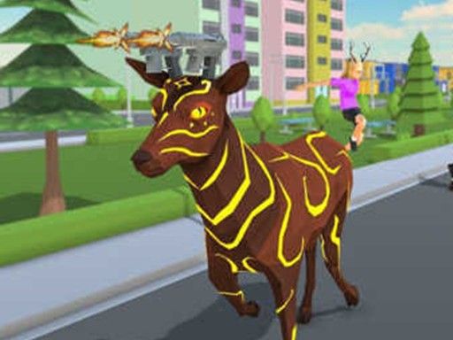 DEER Simulator 非常普通的鹿 - browser game screenshot
