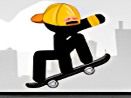 Stickman Skate City - browser game screenshot
