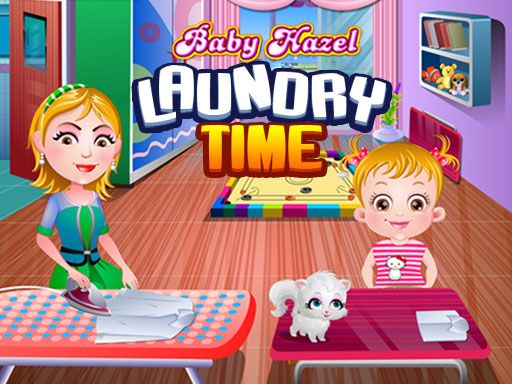 Baby Hazel Laundry Time - browser game screenshot