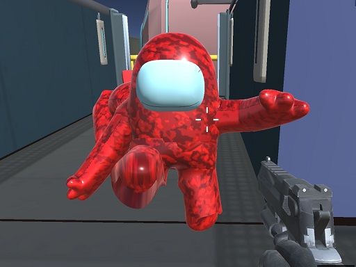 Among Us Gun War Multiplayer - browser game screenshot