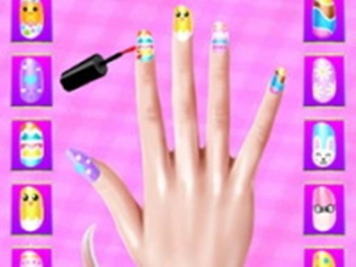Easter Nails Design - Prep For Festival Fun! - browser game screenshot
