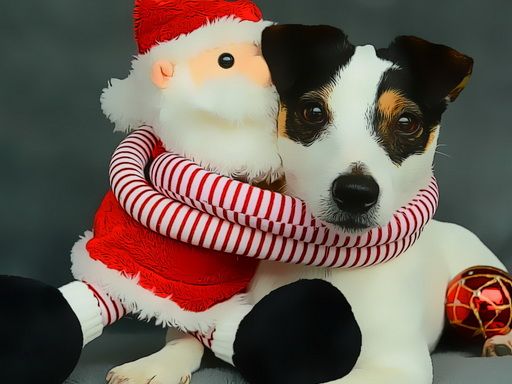 Funny Christmas Dogs - browser game screenshot