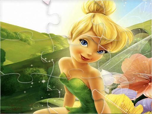 Tinkerbell Jigsaw Puzzle - browser game screenshot