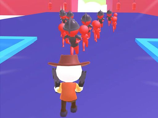 Crazy Gunner - browser game screenshot
