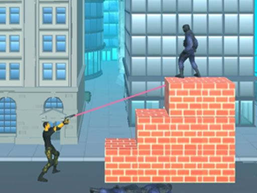 Mr Bullet 3D - browser game screenshot